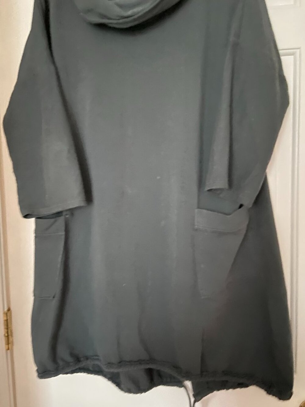 Brand New Collection Women Dress Gray L Color 3/4 Sleeves Drawstring